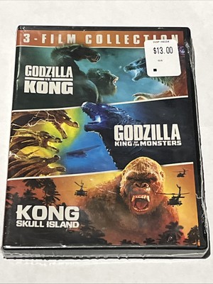 Godzilla Vs. Kong / Godzilla: King of the Monsters / Kong: Skull Island (DVD,...-image