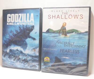 GODZILLA: King of the Monsters / The Shallows (DVD) New-image