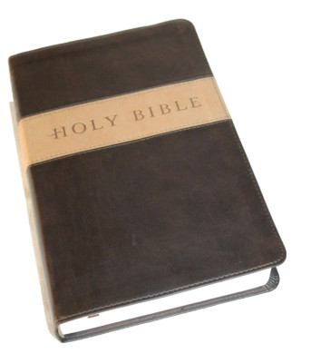 New Living Translation Tyndale House Holy Bible Gift Award Brown Leather Like-#7-image