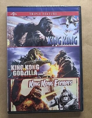 King Kong Triple Feature (DVD, 2014) - King Kong (2005), King Kong Vs Godzilla-image