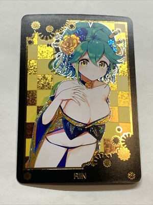 Rin Arc-V Duel Hot Sexy ACG Goddess Waifu Card Girl Holo Yugioh Anime Maiden Hot-image