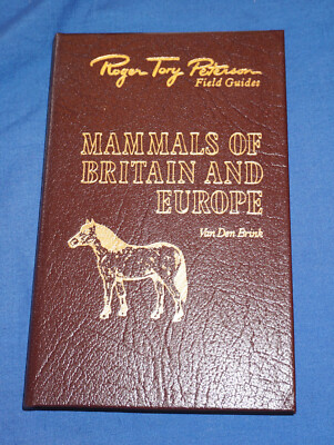 Excellent Easton Press Roger Tory Peterson Field Guide ~ Mammals Britain Europe-image
