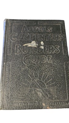 Audels Carpenters And Builders Guide Book #2 Instructional By Theo Audel-image