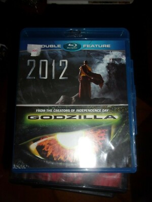 2012 & GODZILLA - 2 BLU-RAY DISCS - VERY GOOD CONDITION!!-image