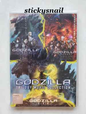Anime DVD GODZILLA Trilogy Movie Collection ENGLISH VERSION All Region FREE SHIP-image