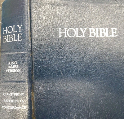 Nelson KJV Giant Print References Concordance Red Letter Bonded Leather 544-image