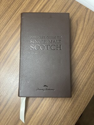 Rare Tommy Bahama Complete Guide To Single Malt Scotch Whisky Leatherbound Ed-image