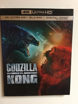 Godzilla Vs. Kong (4K UHD Blu-ray/Blu-ray, Digital HD, 2021) NEW w/slipcover-image