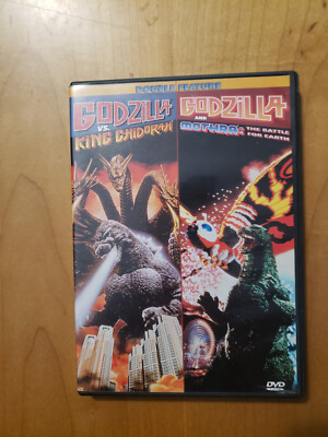 GODZILLA VS KING CHIDORAH GODZILLA AND MOTHRA DVD 1998 GOOD-image