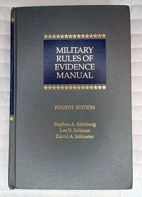 Military Rules Of Evidence 4th Edition-image