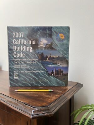 2007 California Code of Regulations Title 24, Part 2, Volume 1 of 2 -image