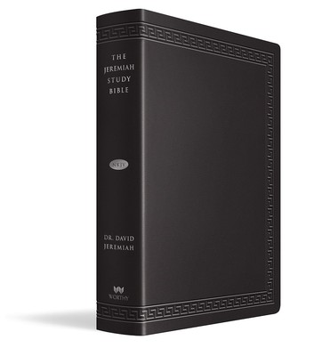 The Jeremiah Study Bible, NKJV Large Print Edition, Black LeatherLuxe®... -image
