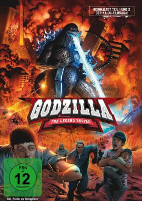 Godzilla The Original Part 1 & 2 The Legend Begins 1954 + 1955 DVD Box New-image