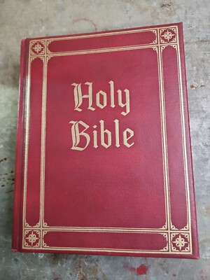 HOLY BIBLE Guiding Light Edition 1965 KJV Good Counsel Publishing Leather-Bound-image
