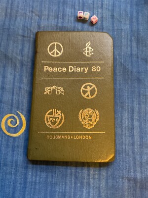 Housmans Peace Diary , with World Peace Directory: SCARCE 1980 Leatherette Ed-image