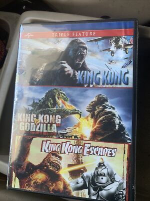 Universal King Kong, King Kong vs Godzilla, King Kong Escapes Movie DVD-image