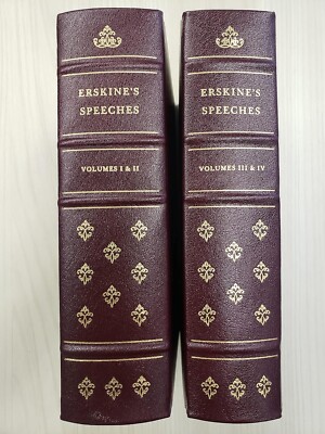 Speeches of Lord Erskine (Erskine's Speeches) (Four Volumes in Two Books)-image