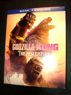 Godzilla X Kong: the New Empire (Blu-ray, 2024) new never watched in nice box-image