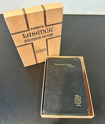 Father Lasance Prayer Book - The Catholic Girl's Guide (1934, Genuine Leather)-image