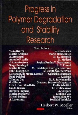 Progress in Polymer Degradation and Stability Research, Hardcover by Moeller....-image