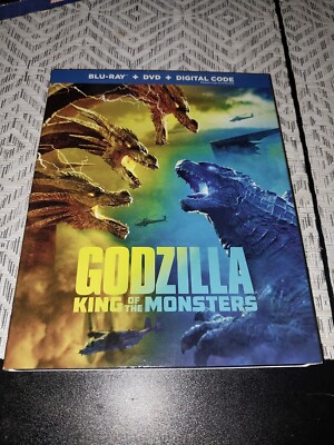 Godzilla: King of the Monsters (Blu-ray, 2019) With Slipcover -image