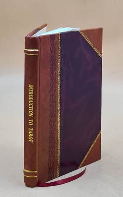 Introduction to Tarot 1922 by Paul Foster Case [Leather Bound]-image