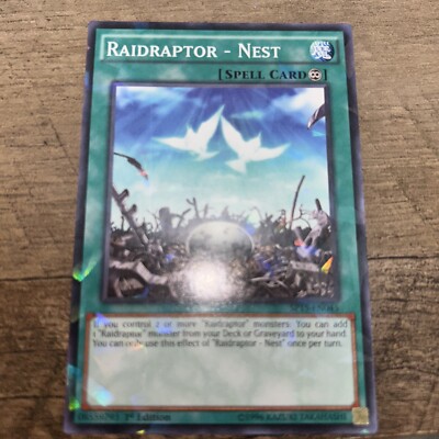 Yu-Gi-Oh! Raidraptor - Nest SP15-EN045 - Shatterfoil Rare 1st Edition MINT💎-image