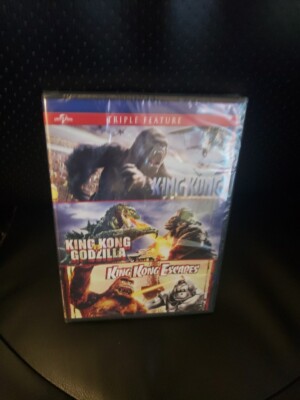 Universal King Kong, King Kong vs Godzilla, King Kong Escapes Movie DVD-image