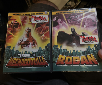 Godzilla DVD Lot of 2 Rodan, Terror of Mechagodzilla,  2002 both sealed-image