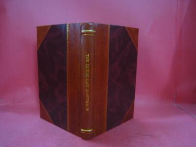 The Divine Law Mastership A Fundamental Text Book For All Studen [Leather Bound]-image