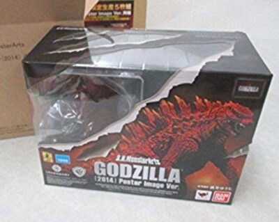 TOHO Godzilla 2014 Blu-ray with S.H.MonsterArts Figure Set Poster Ver. Japan Ltd-image