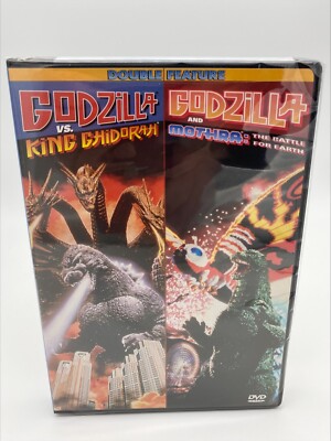 Godzilla Vs. Mothra/Godzilla Vs. King Ghidora (DVD, 1998, Closed Caption)-image