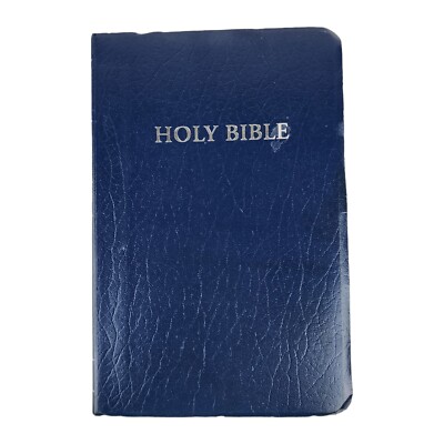Holy Bible Gift & Award Edition New Living Translation Navy Blue Faux Leather-image