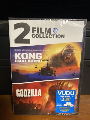 Kong Skull Island 2017 Godzilla 2014 2 Film Collection DVD NEW SEALED-image
