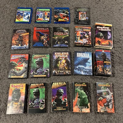 Godzilla DVD Blu-ray VHS LOT. Read Description. Some Sealed! Biolante Ghidora-image