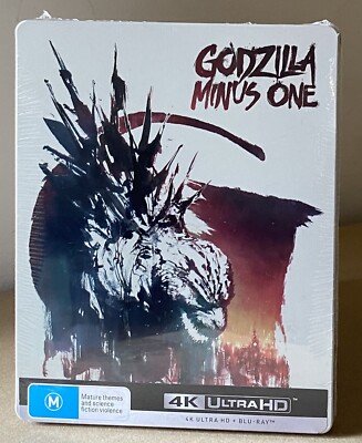 Godzilla Minus 4K Ultra HD + Blu-Ray Steelbook BRAND NEW*** Region B AU FreePost-image