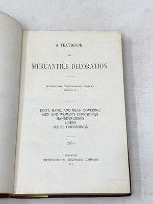 International Correspondence / TEXTBOOK ON MERCANTILE DECORATION FOOT HAND 1903-image