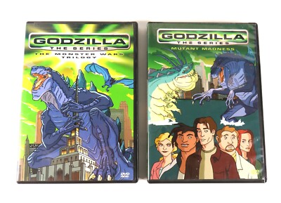 DVD Godzilla the Series The Monster Wars Trilogy & Mutant Madness Lot of 2-image