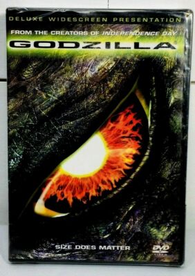 GODZILLA - Size Does Matter! - Widescreen - DVD -1998 - PG 13 Like New!-image