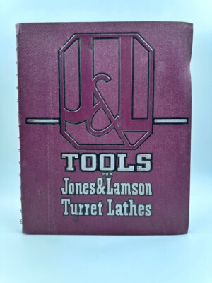 Jones & Lamson Tools for Turret Lathes, 103-A Manual Leather Bound Spiral_Bound-image