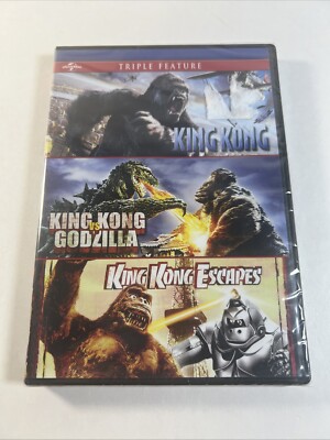 King Kong, King Kong Vs Godzilla, & King Kong Escapes Triple Feature (DVD) NEW-image