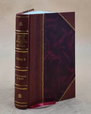 Lamekis, Ou Les Voyages Extraordinaires D'Un ?Gyptien Dans La Te [Leather Bound]-image