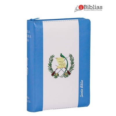 Santa Biblia Bandera Guatemala RVR60 Letra gigante 14 Pts tama??o -image