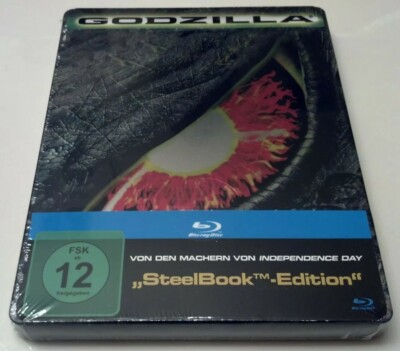 Godzilla STEELBOOK 1998 (Blu-ray Disc,Germany Import) RARE REGION FREE-image