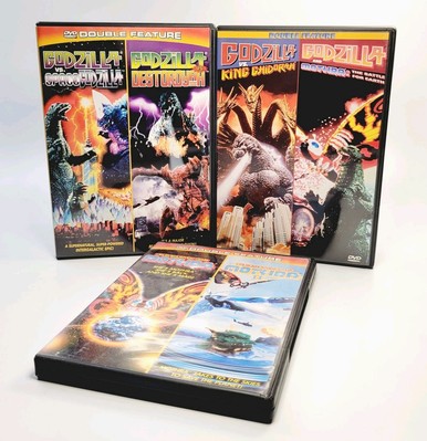 Rebirth of Mothra I & II, Godzilla vs SpaceGodzilla Lot of 3 Double Feature DVD-image