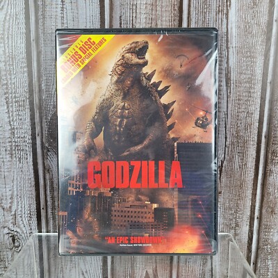 Godzilla (DVD, 2014) New FREE SHIPPING -image