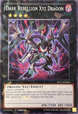 Dark Rebellion Xyz Dragon SP15-EN036 1st Edition Shatterfoil Rare NM-image