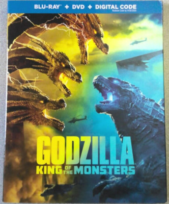 Godzilla King of the Monsters (Blu Ray, 2019) with Slip Cover-image