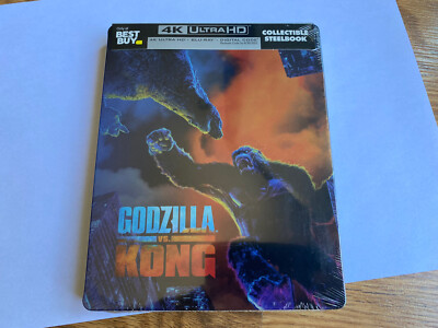 Godzilla vs. Kong 2020 (4K/Blu-ray/Digital) Steelbook Best Buy Exclusive-image