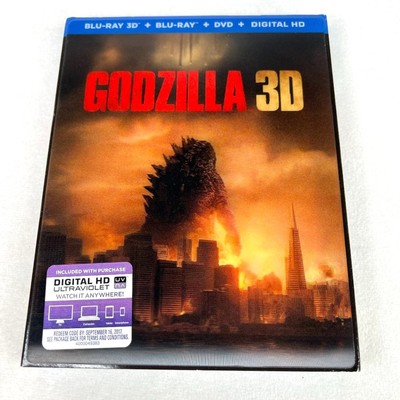 Godzilla 3D Blu Ray Combo Pack-image
